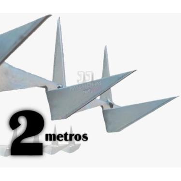 Imagem de 2m Espeto duplo em V lança para muro  - JJ