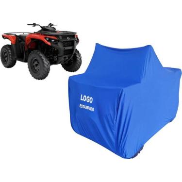 Imagem de Capa Quadriciclo Can-Am Outlander 500 2WS De Tecido Helanca - Mz, Azul
