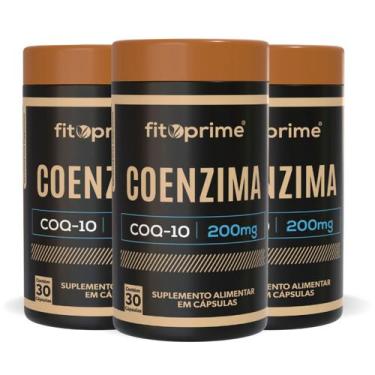 Imagem de Kit 3 Coenzima Q10 60 cápsulas 200mg Fitoprime