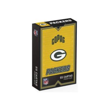 Imagem de Jogo de Cartas Baralho NFL Green Bay Packers 55 Cartas Copag - 34593