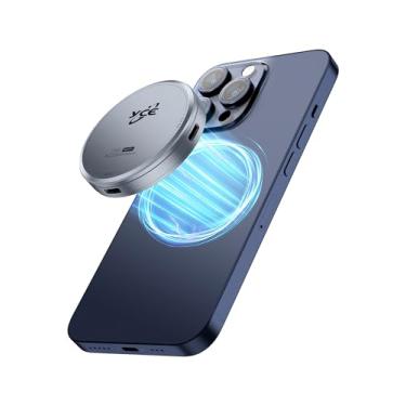 Imagem de Gabinete SSD NVME M.2 2230 Magnético, Adaptador USB C 3.2 Gen2 (10Gbps) para iPhone 15/16 Pro Max. Estojo de SSD externo de metal para Mac, com conversão USB e carregamento PD 100W.