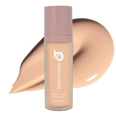 Imagem de Best Bronze Bombshell Maquiagem Corporal e para Pernas - Maquiagem à Prova D'água para Pernas e Base Corporal - para Cicatrizes, Cobertura de Varizes e Corretivo para Pernas (N6.5 Bege Pêssego)