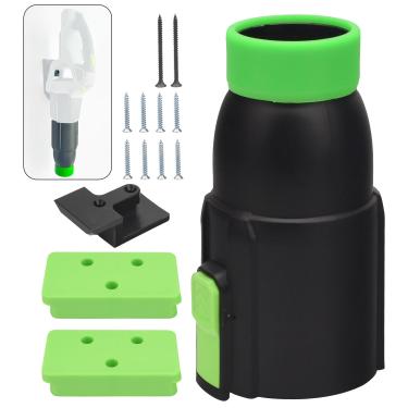 Imagem de LIZEWEI Bocal de secagem de carro para sopradores de folhas EGO Power+ 530 575 580 615 650 765, contém 1 suporte de parede de soprador e 2 suportes de bateria e parafuso de instalação e pulseira de