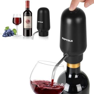 Imagem de Exptolii Bico para aerador elétrico de vinho, decantador automático de um toque e dispensador de vinho, oxidizador de vinho para vinho tinto e branco