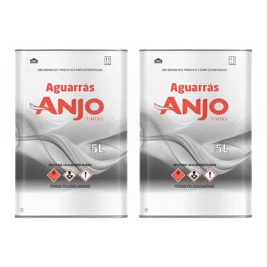 Imagem de Kit 2 Unidades -  Aguarrás Desengraxante e Desengordurante Anjo 5l