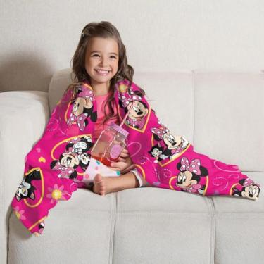 Imagem de Manta Infantil Super Soft Poliéster Divertida Personagens Menina Menin