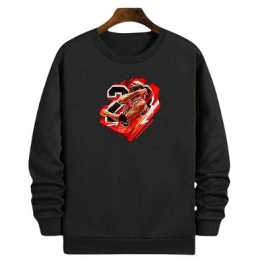 Imagem de Blusa Moletom Gola Basquete MJ 23 Michael Chicago Basketball - Loja Wh