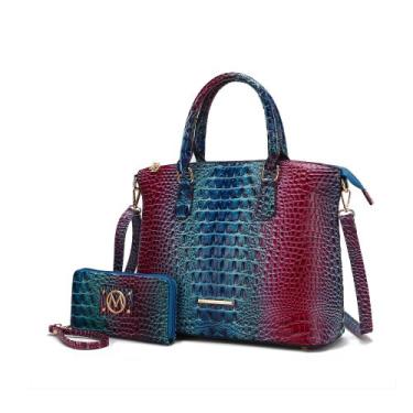 Imagem de Mochila Vegana MKF Collection Frankie - Couro Sintético Crocodilo