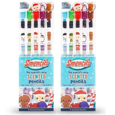 Imagem de Lápis Perfumados Scentco Holiday Smencils HB 2 - Pacote com 5