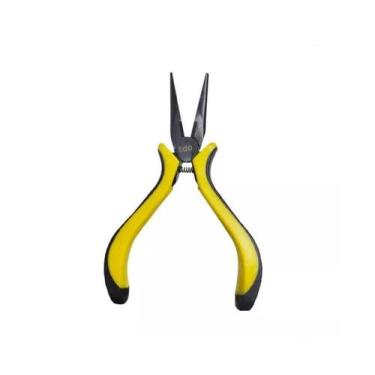 Imagem de Alicate mini bico meia cana corte diagonal 5 polegadas preto 9pd 5" ed