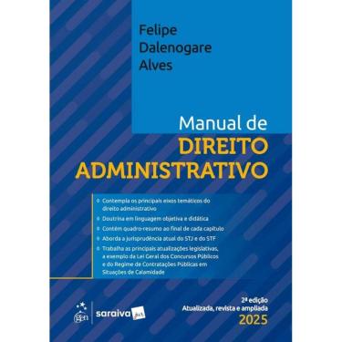 Imagem de Manual De Direito Administrativo - 2ª Edição 2025