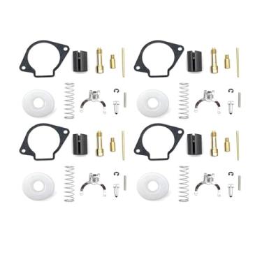 Imagem de Kit de reparo de reconstrução de carburador, válvula de agulha flutuante, jato lento principal para 2 tempos 43CC 47CC 49CC Mini Moto (4SET)