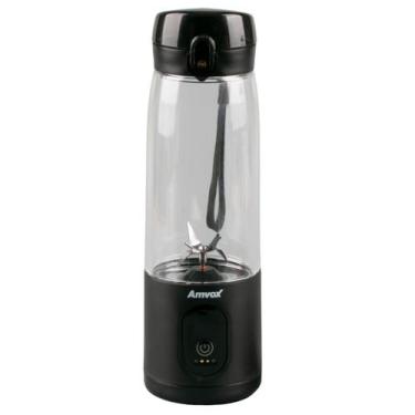 Imagem de Liquidificador Portatil Amvox 220W ALQ 0108 IPX7 Black BIV