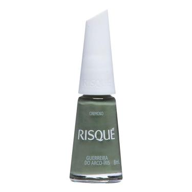 Imagem de Esmalte Risqué Verde Militar Guerreira do Arco-íris 8ml