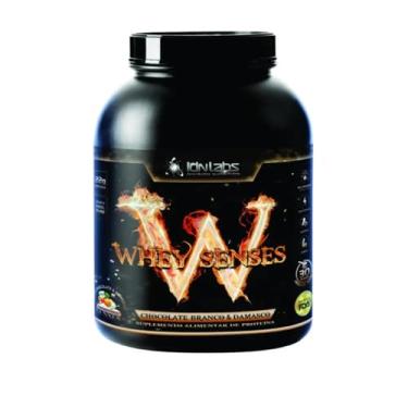 Imagem de WHEY SENSES® PROTEIN CONCENTRADO IDN LABS - SABOR CHOCOLATE BRANCO COM DAMASCO – 900G