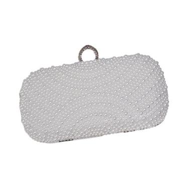 Imagem de Bolsa Crossbody de Pérola - Elegante e Simples para Festa, Casamento e