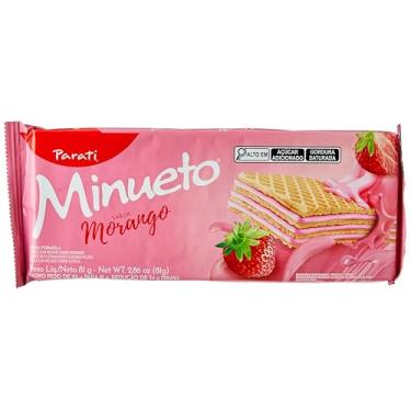 Imagem de Biscoito Wafer Parati® Minueto® sabor Morango 81g