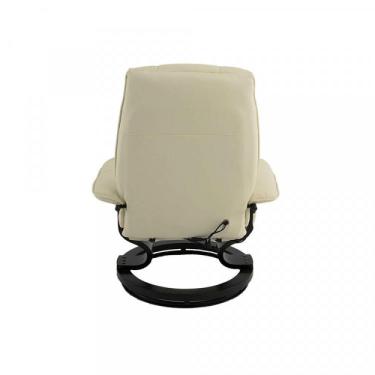 Imagem de Poltrona de Massagem com Apoio para Pés Louisiana Rivatti Creme