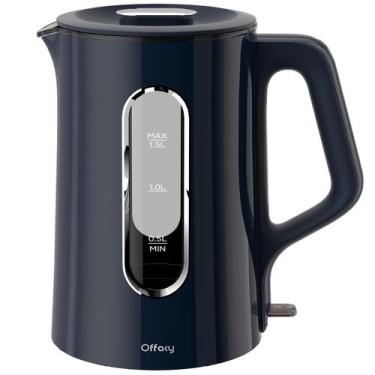 Imagem de Chaleira elétrica Offacy Double Wall Glass Inner 1.5L 1200W