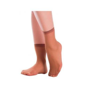 Imagem de Meia Soquete Trifil W06126 Fio 20 Punho Duplo Poliamida, Mel, Único