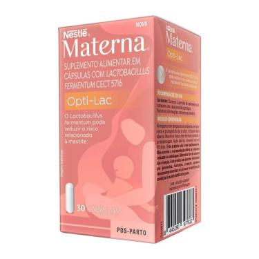 Imagem de Lactobacillus Materna Optic-Lac Nestlé Pós-Parto 30 Cápsulas