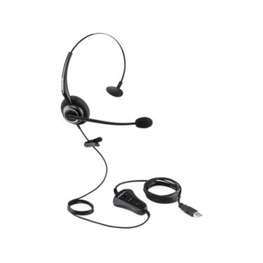 Imagem de Headset Fone Intelbras CHS55, Monoauricular, USB - Preto