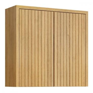 Imagem de Armario Aereo Valdemoveis AER080 Torino Cinamomo Ripado