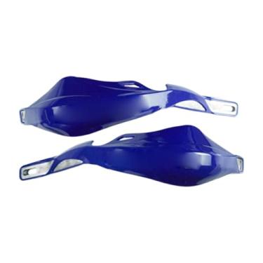 Imagem de harayaa Protetores de mão genéricos para motocicletas, à prova de vento, para guidões de 22 mm e 28 mm, Azul