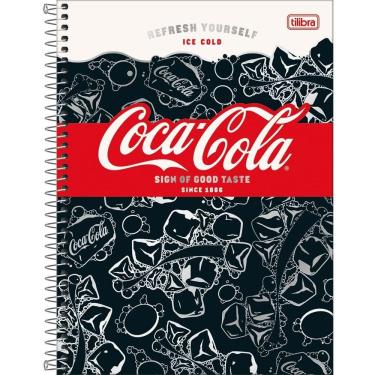 Imagem de Caderno C/D 01 Materia Coca-Cola 80 Folhas Tilibra