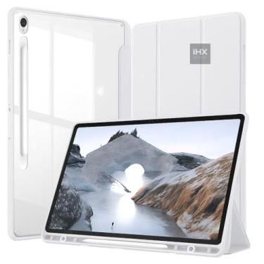 Imagem de Capa Case PREMIUM Anti Impacto para Samsung Galaxy Tab S10 FE Plus 13.1 Polegadas 2025 - Com função sleep e suporte para S Pen - Traseira rígida em acrílico (CINZA)