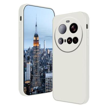 Imagem de Anlalish Capa protetora ultrafina de silicone compatível com Xiaomi 15 Ultra, antiarranhões e à prova de choque para Xiaomi 15 Ultra (branca)