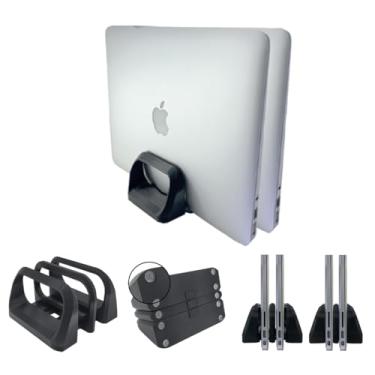 Imagem de Splin Suporte de mesa Vertical Universal Ajustável Para 2 Notebooks e Mac Mini, Modelo Arcus Duo - Para 2 dispositivos