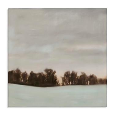 Imagem de Stupell Industries Arte de parede em tela Sundown Snow Scene por Megan Lightell, 61 x 61 cm