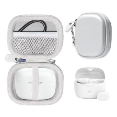 Imagem de Alltravel Capa para fones de ouvido para Tune Buds - Fones de ouvido com cancelamento de ruído sem fio verdadeiro (branco)