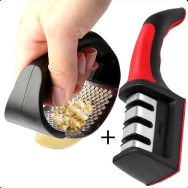 Imagem de KIT Cozinha Portátil: Espremedor e Afiador Compacto - FAZA