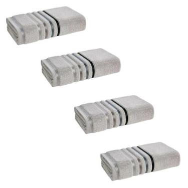 Imagem de Kit 4 Toalhas Banhão Gigante De Algodão Lumina - Karsten