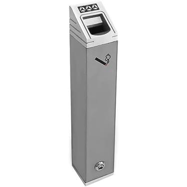 Imagem de Cinzeiro De Receptáculo De Cigarro Para Abrigo De Fumante Pesado Ao Ar Livre - Lixeira Comercial Montada Na Parede Para Espaços De Escritório, R, Outdoor Standing Ashtray