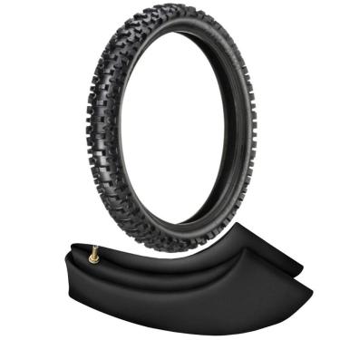 Imagem de Kit Pneu Honda Nxr 125 150 Bross 90/90-19 Cr400 Dianteiro Vipal