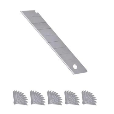 Imagem de Kit Lâminas Profissional Para Estilete 18mm Com 50 Peças - RIO TIJUCAS