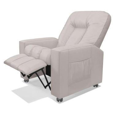 Imagem de Poltrona do Papai Reclinável Romeo F05 Facto Bege - Lyam Decor