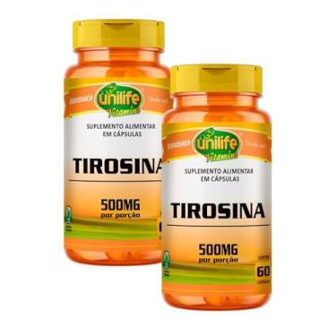 Imagem de Kit 2 Tirosina Unilife 60 Cápsulas 470mg