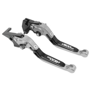 Imagem de GRJQRKHZ Alavanca de freio de motocicleta para K&awasaki Z900rs 2018 2019 Acessórios de motocicleta Alavancas de embreagem de freio alavanca extensível ajustável