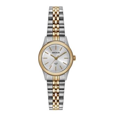Imagem de Relógio Seculus Feminino Ref: 44193Lpsvba2 Clássico Aço