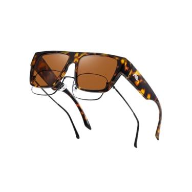 Imagem de Óculos de sol grandes para mulheres e homens, óculos de sol polarizados modernos para dirigir com proteção UV, Carapaça de tartaruga/marrom, Oversized