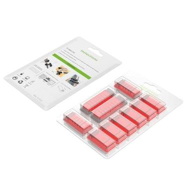 Imagem de 1 conjunto de clipes autoadesivos, clipe de cabo de rede portátil, organizador de gerenciamento de cabos de mesa para organização de fios de cabos de dados, mesa, casa, escritório, transparente