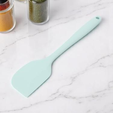 Imagem de Generic Espátula de silicone, raspador, creme, espátula, tamanho grande, lavável na lava-louças, silicone, azul, 27 x 5,3 cm