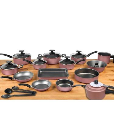 Imagem de Conjunto Panelas 17 Pc Antiaderente  Panela Pressão