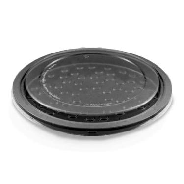 Imagem de 50un Embalagem Forma Pizza 23cm G223 Preta Galvanotek