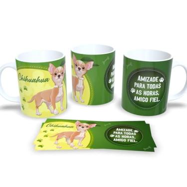 Imagem de Caneca Xícara Cachorro Café Chá Amante de Pets (Chihuahua)