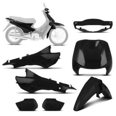 Imagem de Kit Carenagem 5 Peças Pro Tork Moto Honda Biz 100 1998 a 2005 Substitu